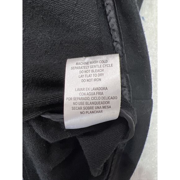 Kut from the Kloth Ruffle Black Knit Jacket Coat Woman Size Medium Buttons - Picture 7 of 9